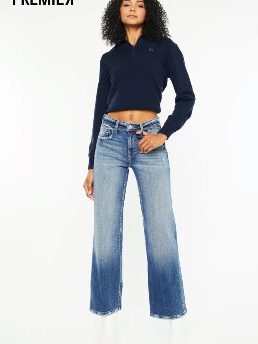 KanCan Angela Premier High Rise Slim Wide